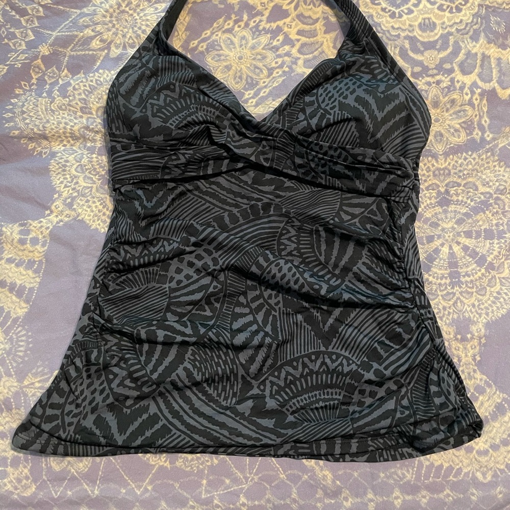 Black printed Tankini - Picture 2 of 2